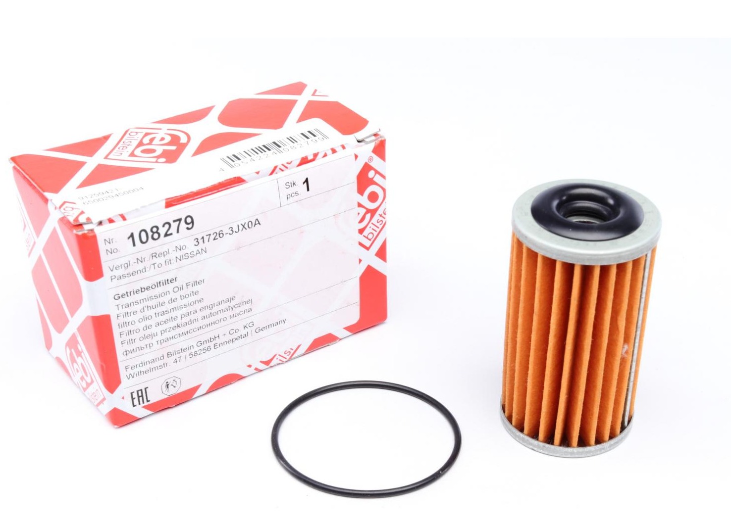 Фільтр масляний акпп nissan qashqai 06-14 